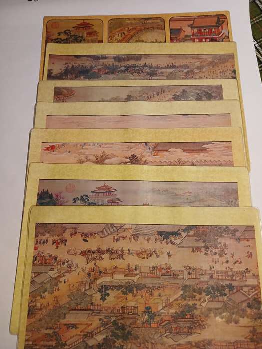 Chinese A City of Cathay/New Feng Placemats x 7