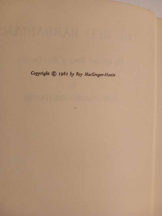 The Red Barbarians, The Life and Times of Mao Tse-tung by Roy MacGregor-Hastie, 1961 Hardcover
