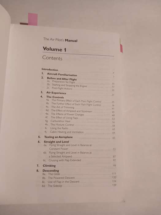 Air Pilot's Manual, Flying Training Volume 1