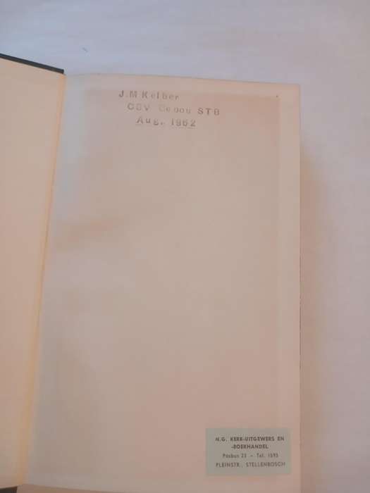 Het Boek Numeri door Dr. A. Noordtzij, Hardcover 1957