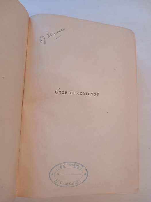 Onze Eeredienste door Dr. A. Kuyper, Hardcover 1911