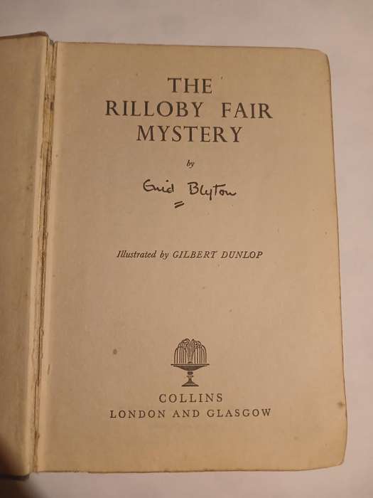 The Rilloby Fair Mystery by Enid Blyton, Hardcover 1950