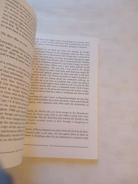 All Our Yesterdays, An Anecdotal History of the Clarens Valley