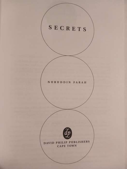 Secrets by Nuruddin Farah