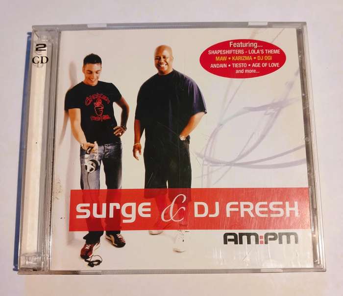 Surge & DJ Fresh AM:PM, 2 x CD, signed