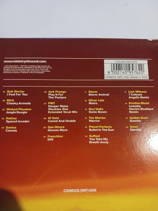 Ministry of Sound, The Summer Annual 2000 CD