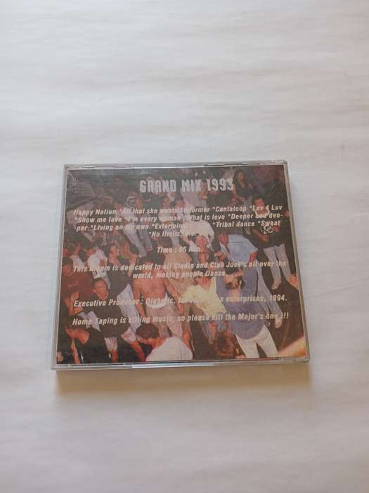 Grand Mix 1993, Best Hits of the Year mixed by Morales CD