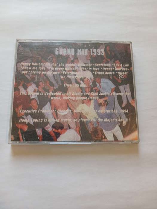 Grand Mix 1993, Best Hits of the Year mixed by Morales CD