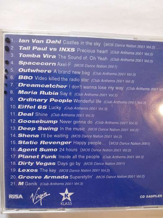 Klass Dance Sampler Vol. 3, 2001 CD