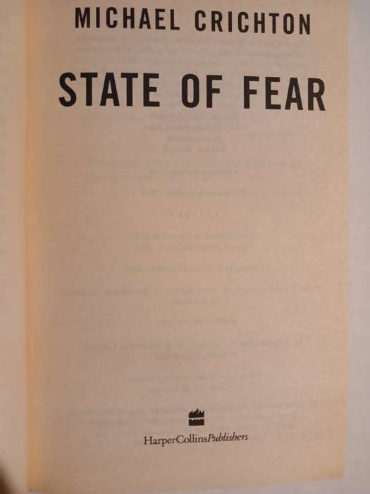 State of Fear by Michael Crichton