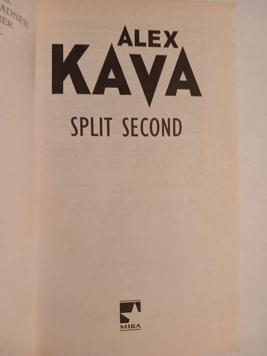Split Second by Alex Kava