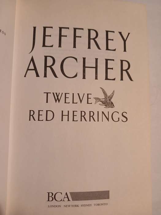 Twelve Red Herrings by Jeffrey Archer, Hardcover 1994