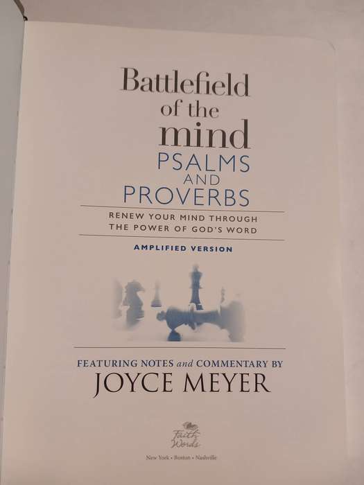 Battlefield of the Mind, Psalms and Proverbs commentary by Joyce Meyer