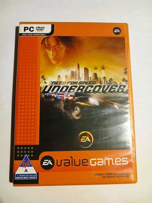 Need for Speed Undercover PC DVD