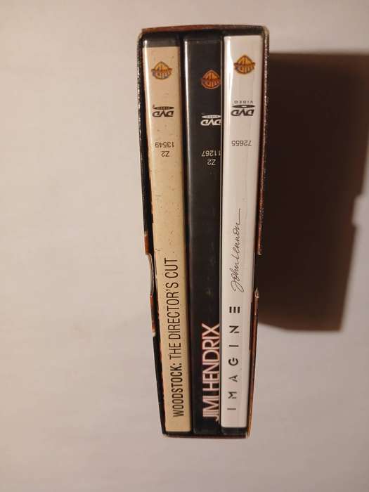 Great Moments in Music, 3 x DVD, Jimi Hendrix, Woodstock & John Lennon