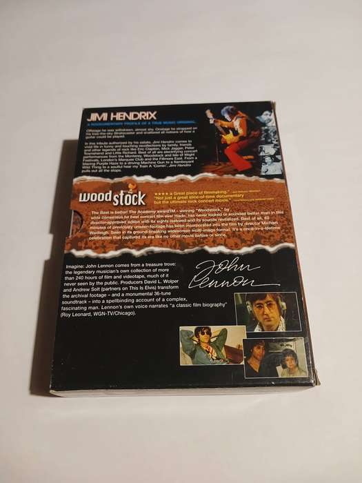 Great Moments in Music, 3 x DVD, Jimi Hendrix, Woodstock & John Lennon