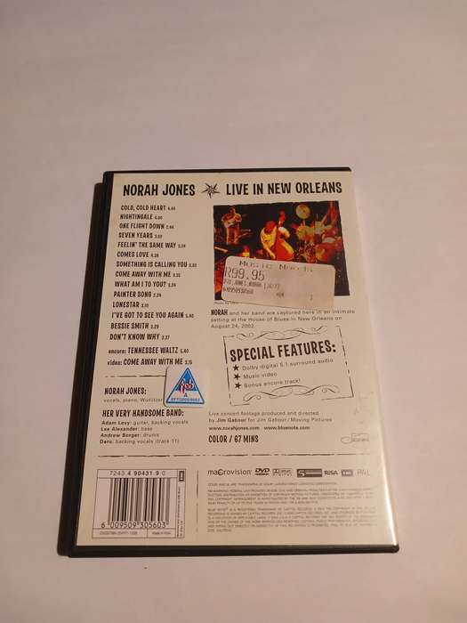 Norah Jones, Live in New Orleans DVD