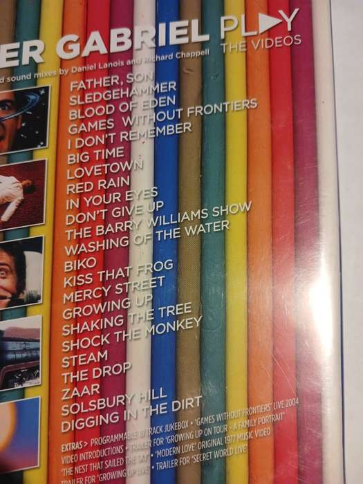 Peter Gabriel, Play The Videos DVD