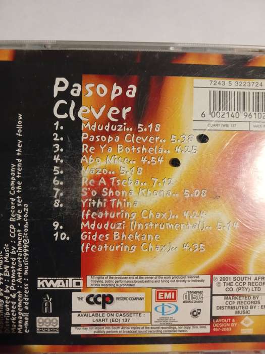 Zombo, Pasopa Clever CD