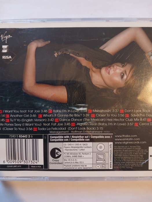 Thalia, Thalia Enhanced CD