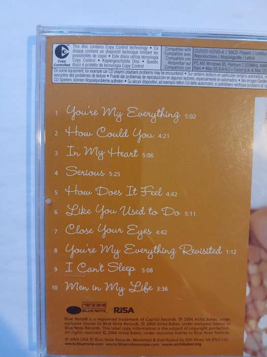 Anita Baker, My Everything CD