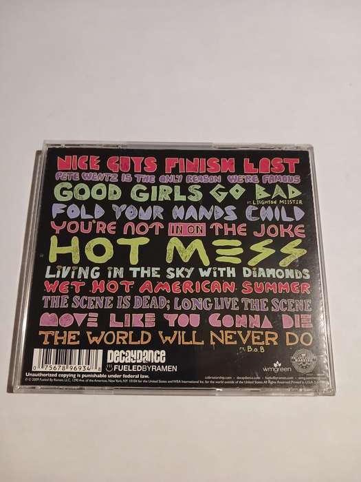 Cobra Starship, Hot Mess CD, US