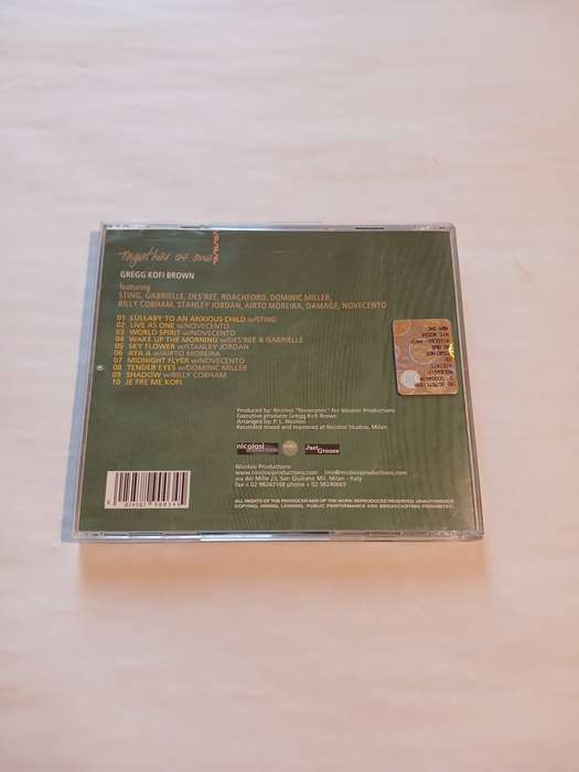 Gregg Kofi Brown, Together as One CD, Italy