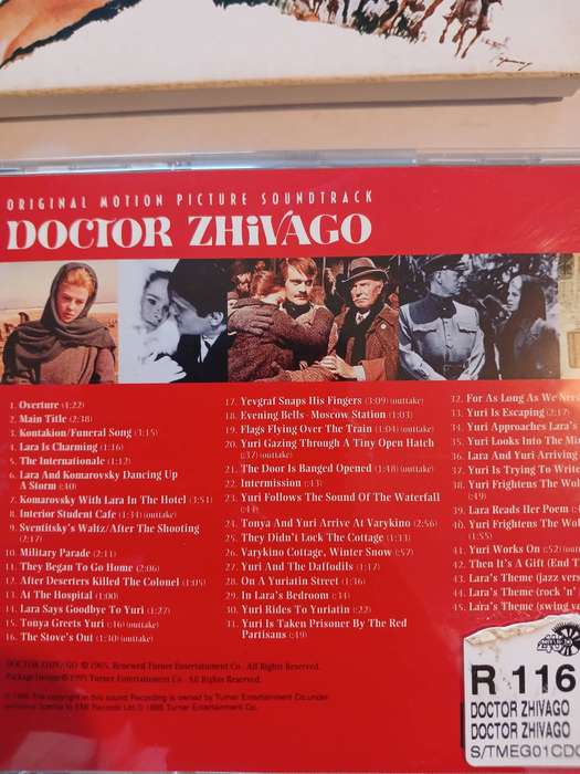 Doctor Zhivago Motion Picture CD, UK