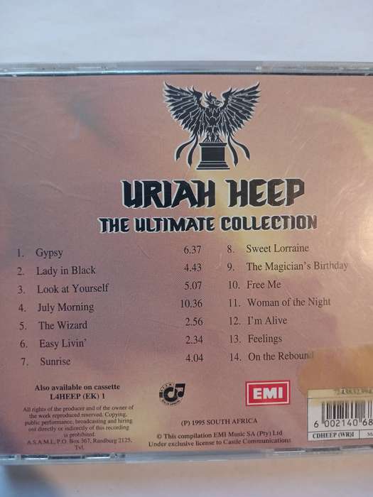 Uriah Heep, Platinum, The Ultimate Collection CD