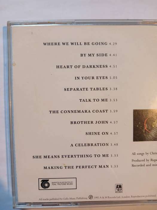Chris De Burgh, Power of Ten CD