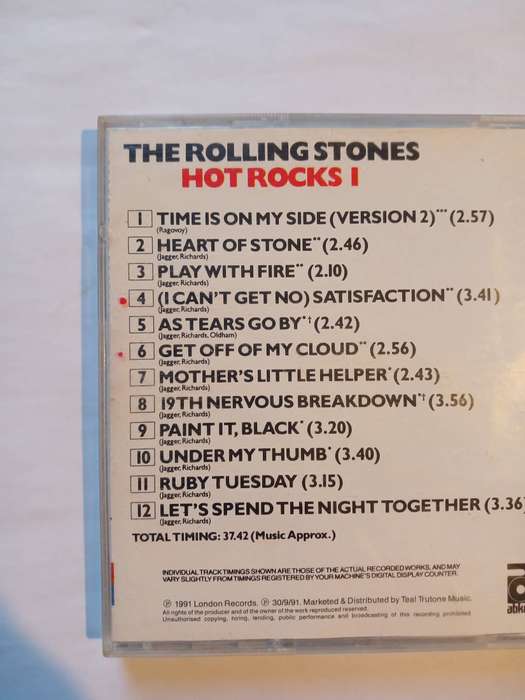 The Rolling Stones, Hot Rocks 1, CD
