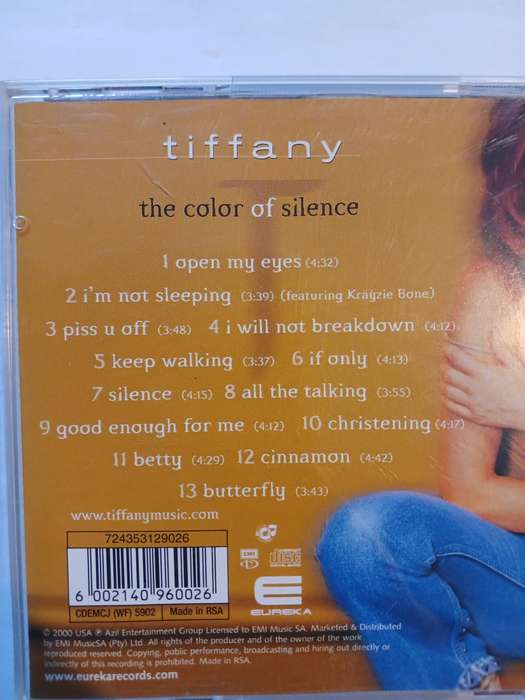 Tiffany, The Color of Silence CD