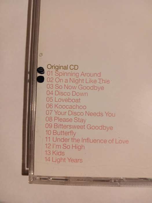Kylie Minogue, Light Years, 2 x CD