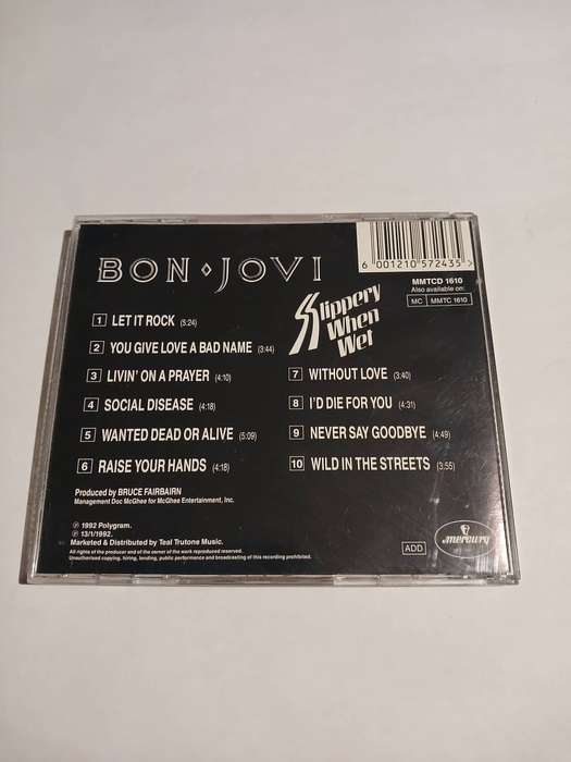 Bon Jovi, Slippery When Wet CD