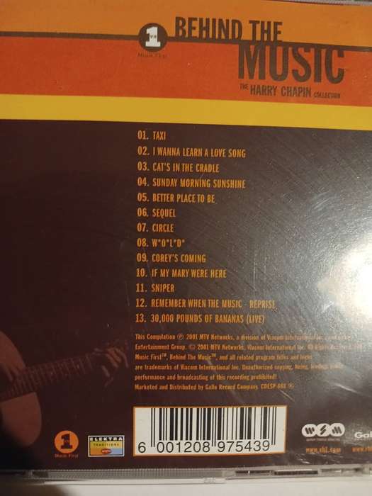 Harry Chapin, Behind the Music, The Harry Chapin Collection CD
