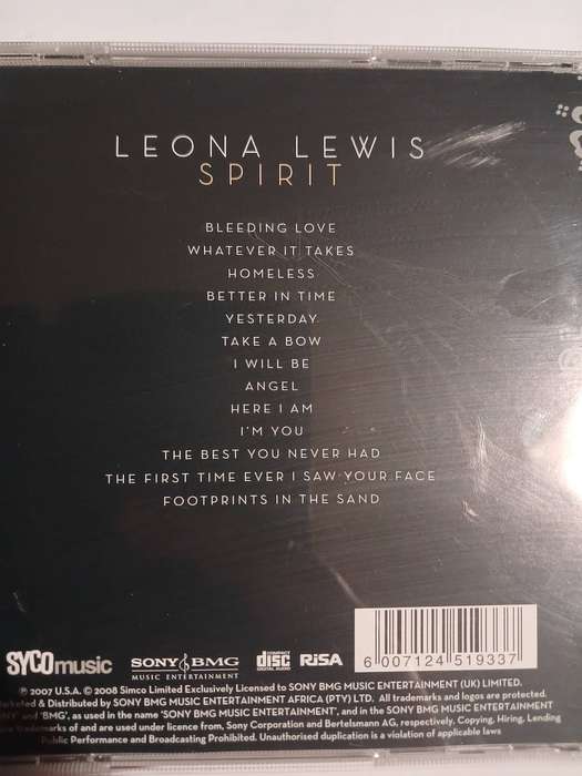 Leona Lewis, Spirit CD