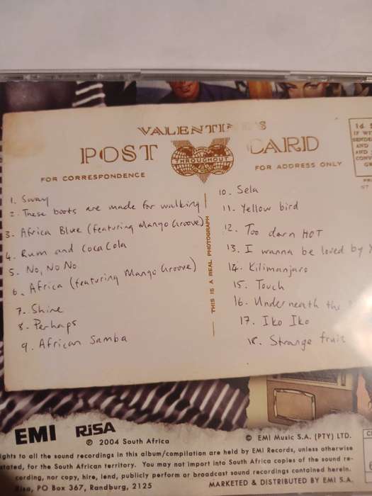 Claire Johnston, Africa Blue CD