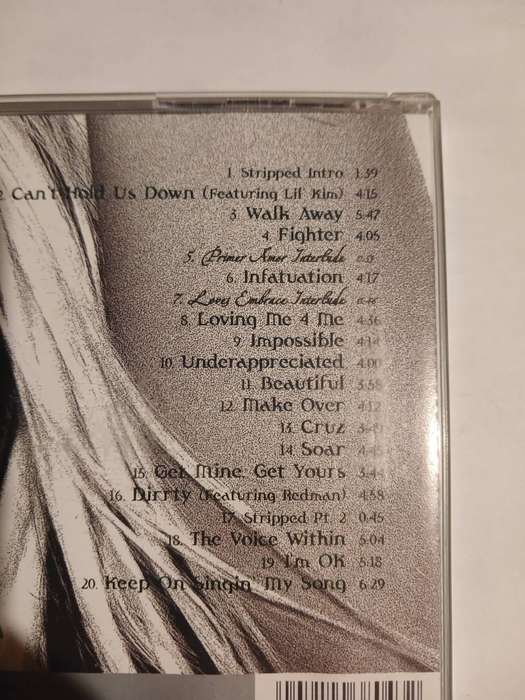 Christina Aguilera, Stripped CD