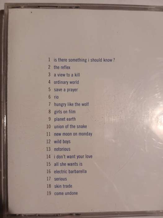 Duran Duran, Greatest Hits CD