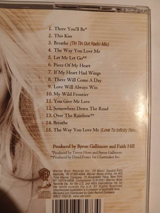 Faith Hill, There You'll Be CD