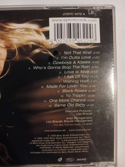 Anastacia, Not That Kind CD