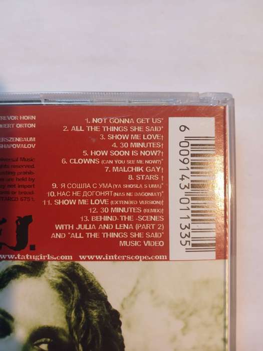 T.A.T.U, 200KM/H in the Wrong Lane CD