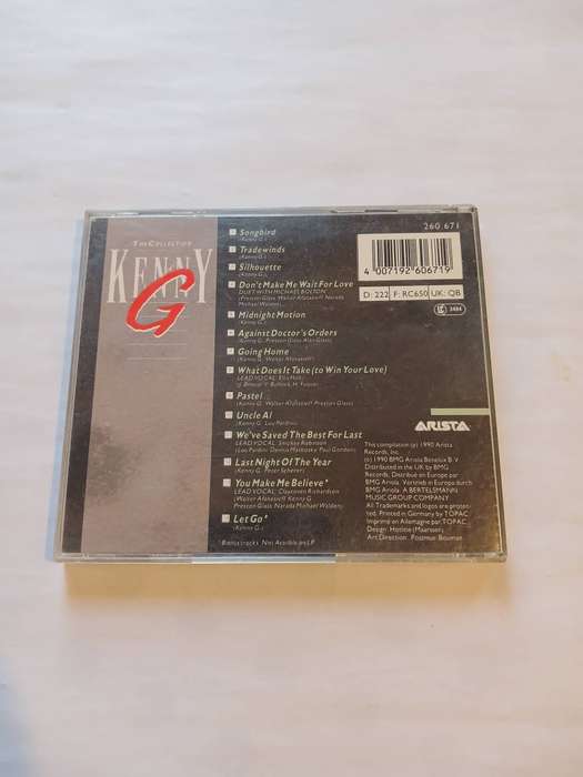 Kenny G, The Collection CD, UK & Europe