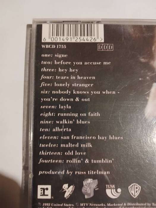Eric Clapton, Unplugged CD