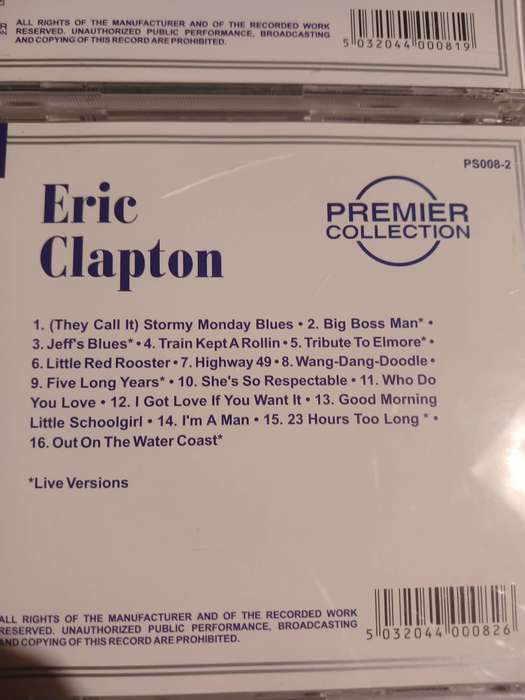 Eric Clapton, Eric Clapton, Compilation 2 x CD