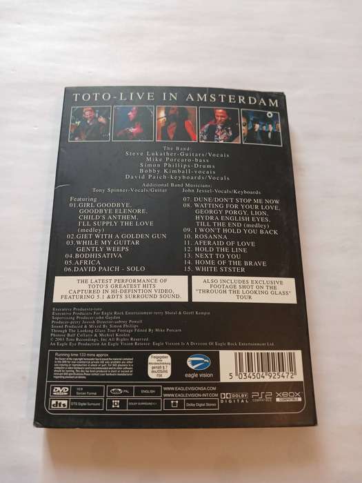 Toto, 25th Anniversary Live in Amsterdam DVD