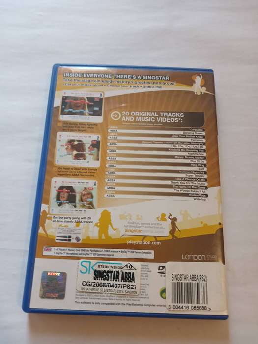 PlayStation 2, PS2, SingStar Abba