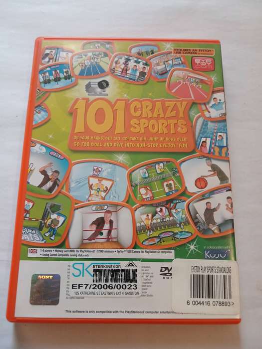 PlayStation 2, PS2, EyeToy: Play Sports