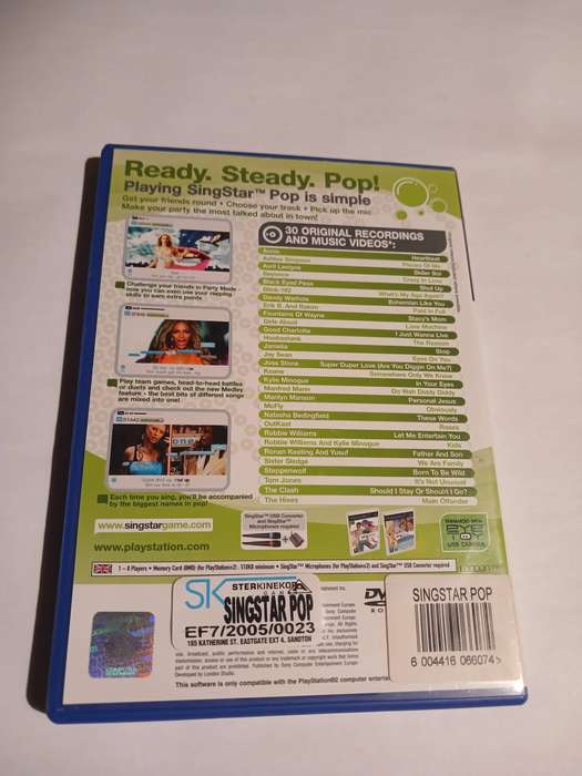 PlayStation 2, SingStar Pop