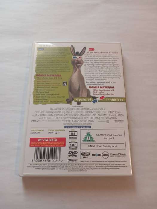 Shrek 3D, 2 Disc DVD